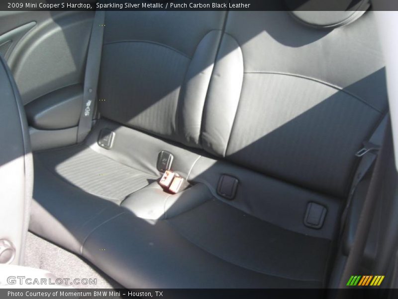 Sparkling Silver Metallic / Punch Carbon Black Leather 2009 Mini Cooper S Hardtop