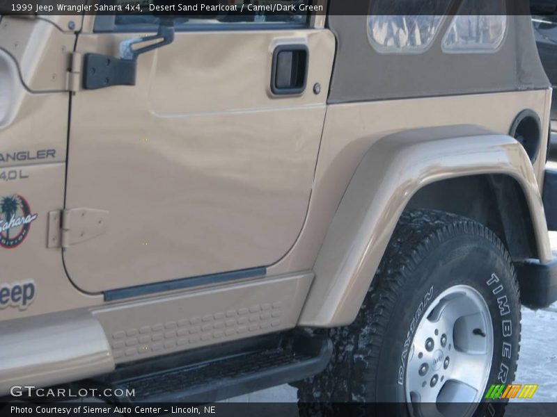 Desert Sand Pearlcoat / Camel/Dark Green 1999 Jeep Wrangler Sahara 4x4