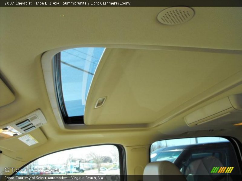 Summit White / Light Cashmere/Ebony 2007 Chevrolet Tahoe LTZ 4x4