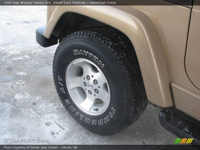 Desert Sand Pearlcoat / Camel/Dark Green 1999 Jeep Wrangler Sahara 4x4