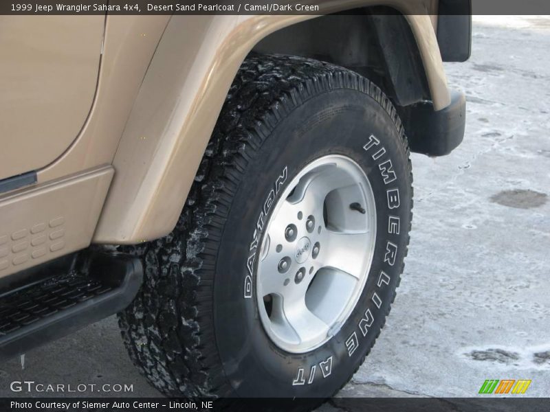 Desert Sand Pearlcoat / Camel/Dark Green 1999 Jeep Wrangler Sahara 4x4