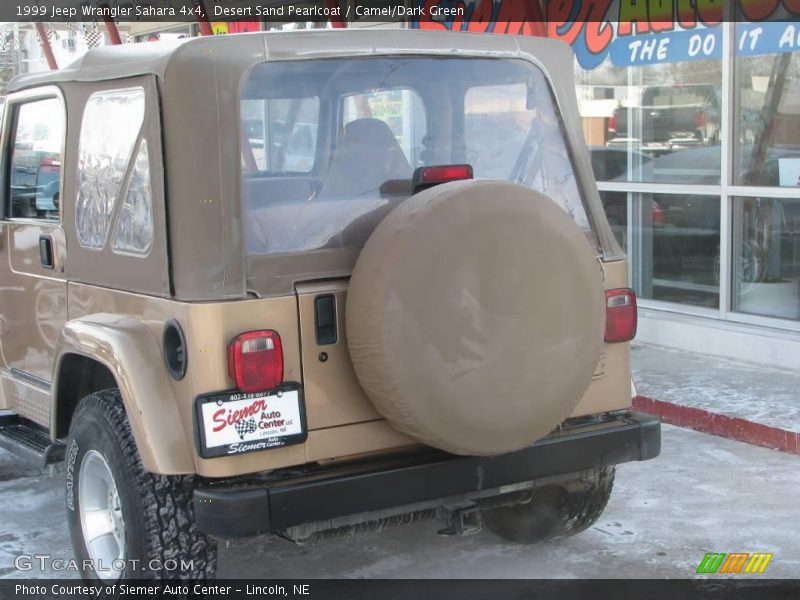 Desert Sand Pearlcoat / Camel/Dark Green 1999 Jeep Wrangler Sahara 4x4