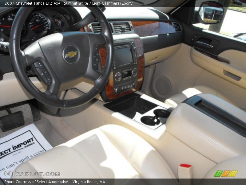 Summit White / Light Cashmere/Ebony 2007 Chevrolet Tahoe LTZ 4x4