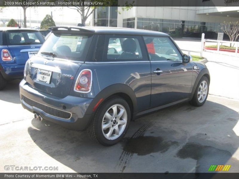 Horizon Blue / Black/Grey 2009 Mini Cooper S Hardtop