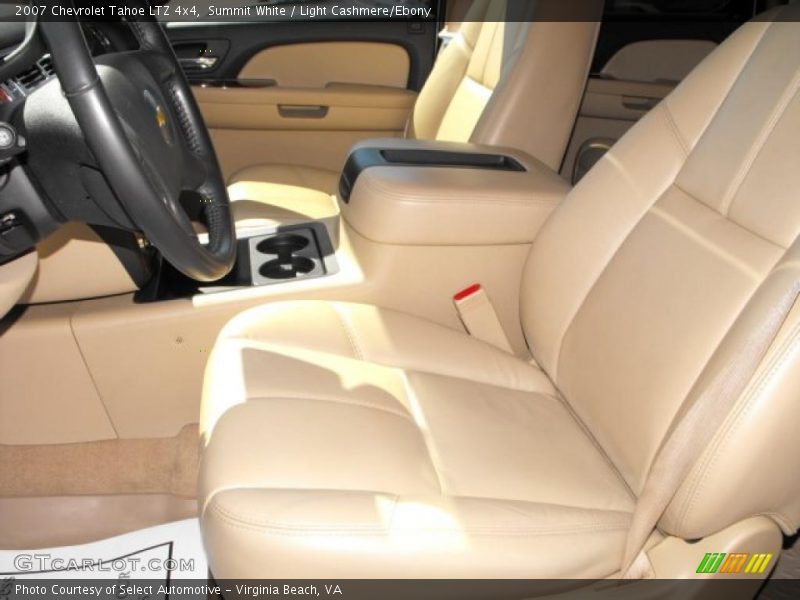 Summit White / Light Cashmere/Ebony 2007 Chevrolet Tahoe LTZ 4x4