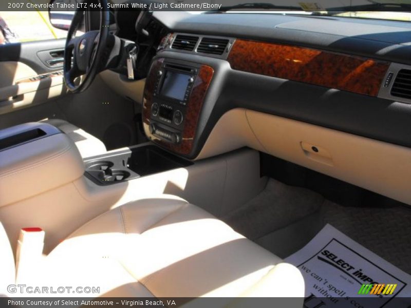 Summit White / Light Cashmere/Ebony 2007 Chevrolet Tahoe LTZ 4x4