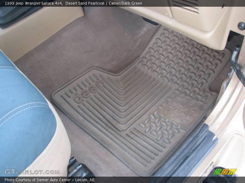 Desert Sand Pearlcoat / Camel/Dark Green 1999 Jeep Wrangler Sahara 4x4