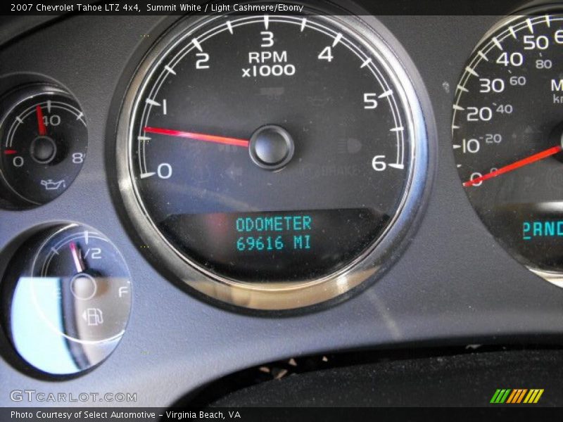Summit White / Light Cashmere/Ebony 2007 Chevrolet Tahoe LTZ 4x4