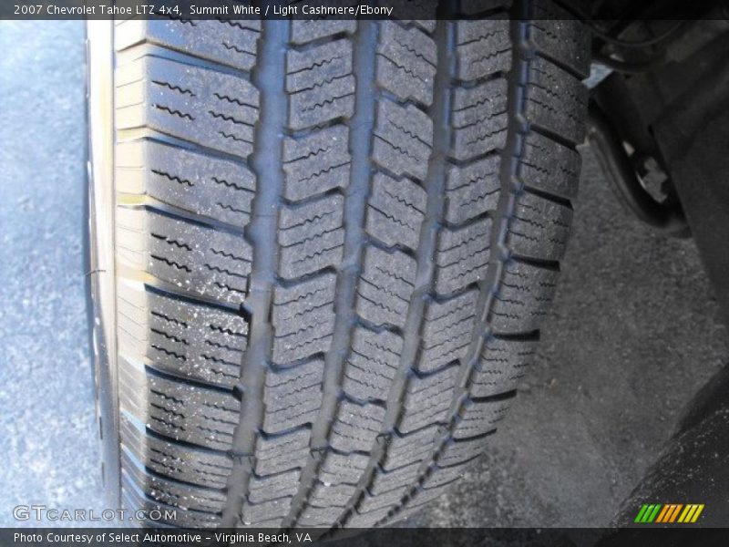 Summit White / Light Cashmere/Ebony 2007 Chevrolet Tahoe LTZ 4x4