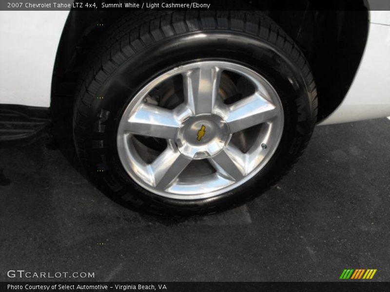 Summit White / Light Cashmere/Ebony 2007 Chevrolet Tahoe LTZ 4x4