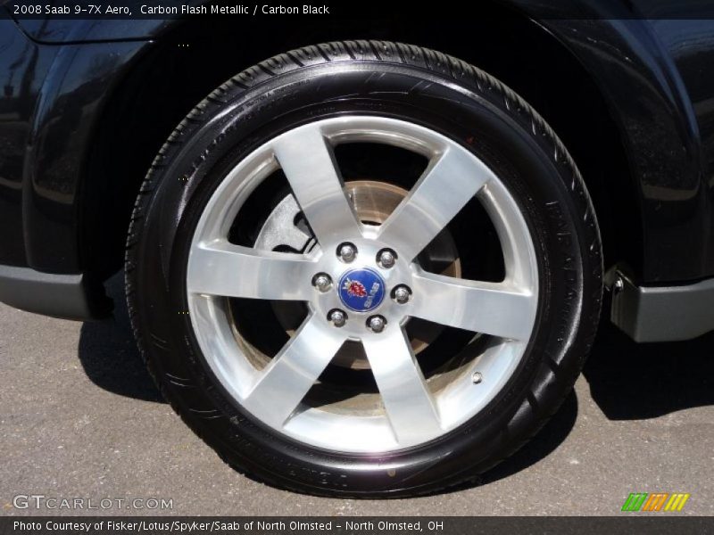 Carbon Flash Metallic / Carbon Black 2008 Saab 9-7X Aero
