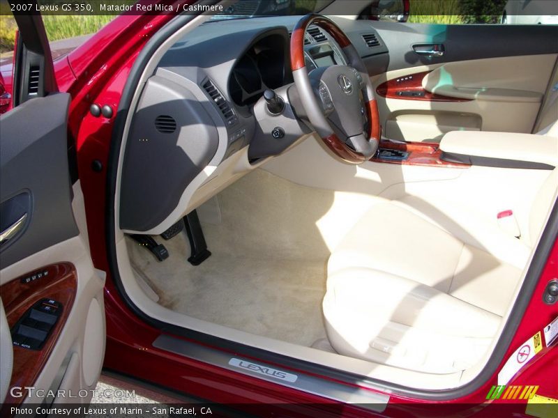 Matador Red Mica / Cashmere 2007 Lexus GS 350