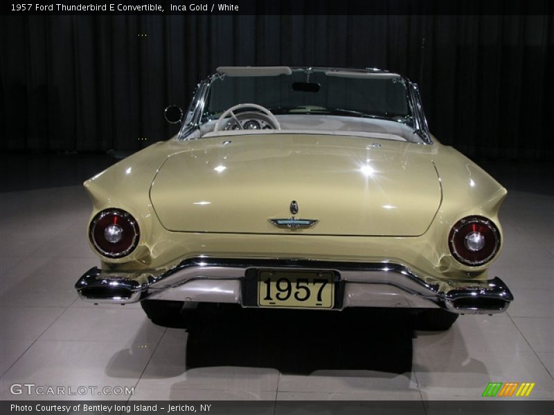 Inca Gold / White 1957 Ford Thunderbird E Convertible