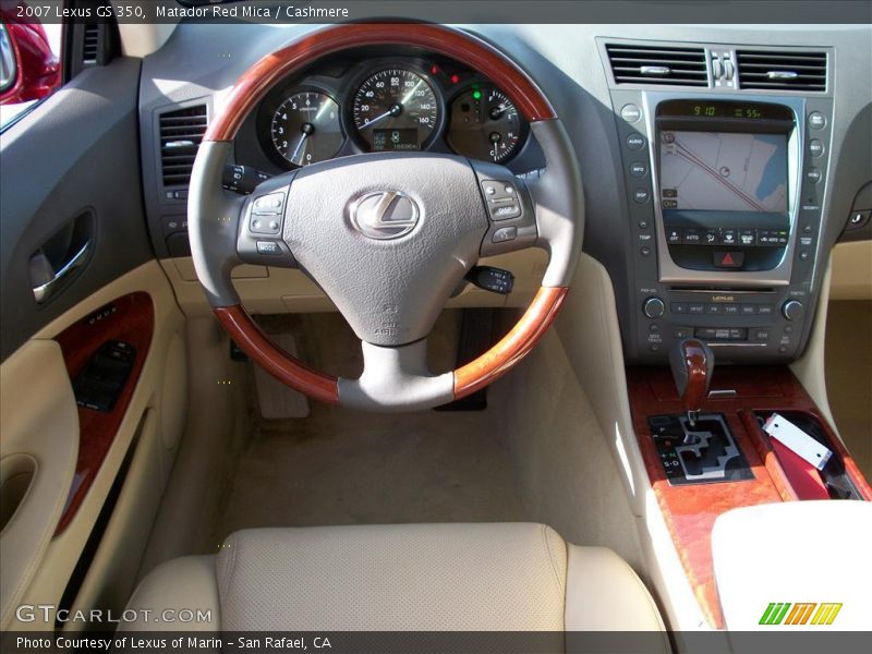 Matador Red Mica / Cashmere 2007 Lexus GS 350