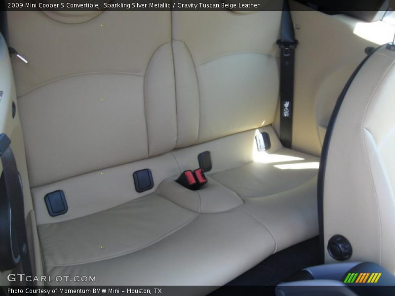 Sparkling Silver Metallic / Gravity Tuscan Beige Leather 2009 Mini Cooper S Convertible