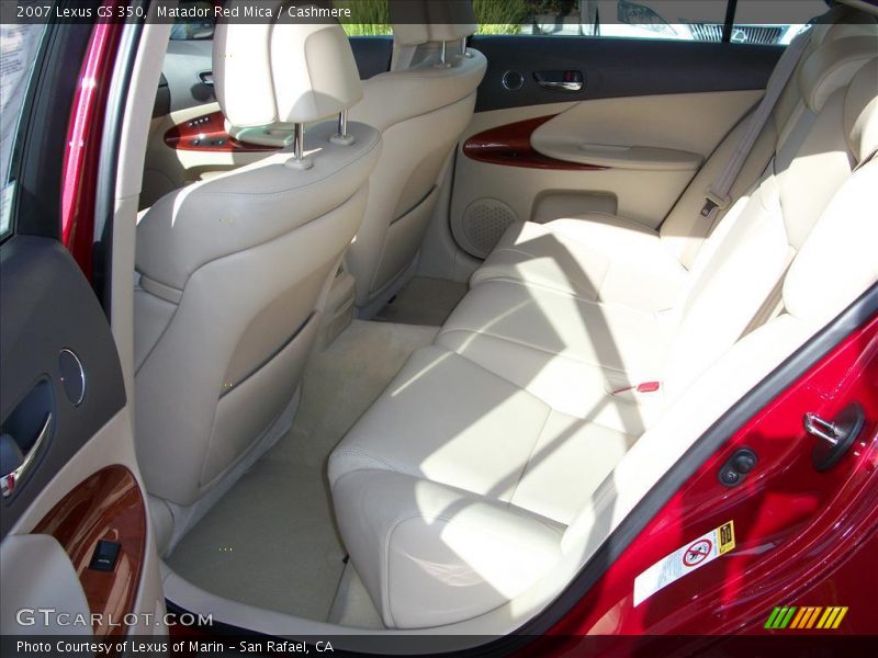 Matador Red Mica / Cashmere 2007 Lexus GS 350