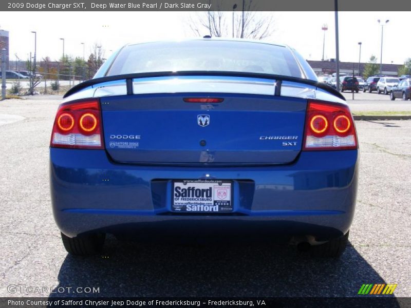 Deep Water Blue Pearl / Dark Slate Gray 2009 Dodge Charger SXT