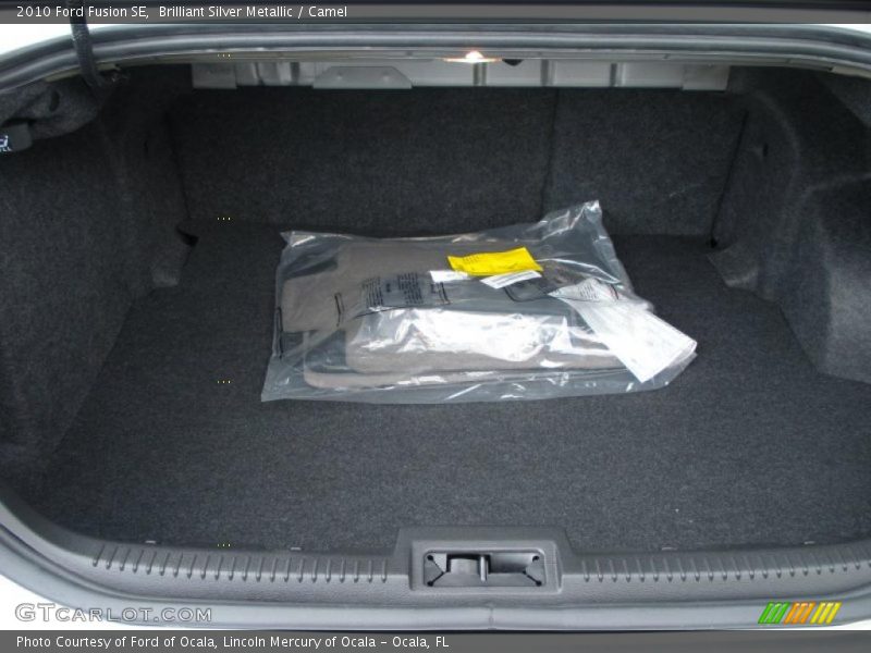 Brilliant Silver Metallic / Camel 2010 Ford Fusion SE