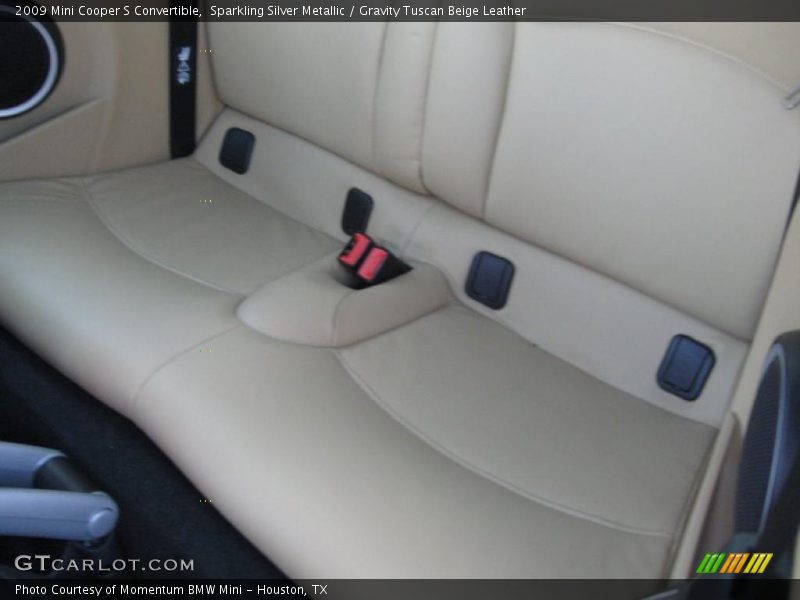 Sparkling Silver Metallic / Gravity Tuscan Beige Leather 2009 Mini Cooper S Convertible