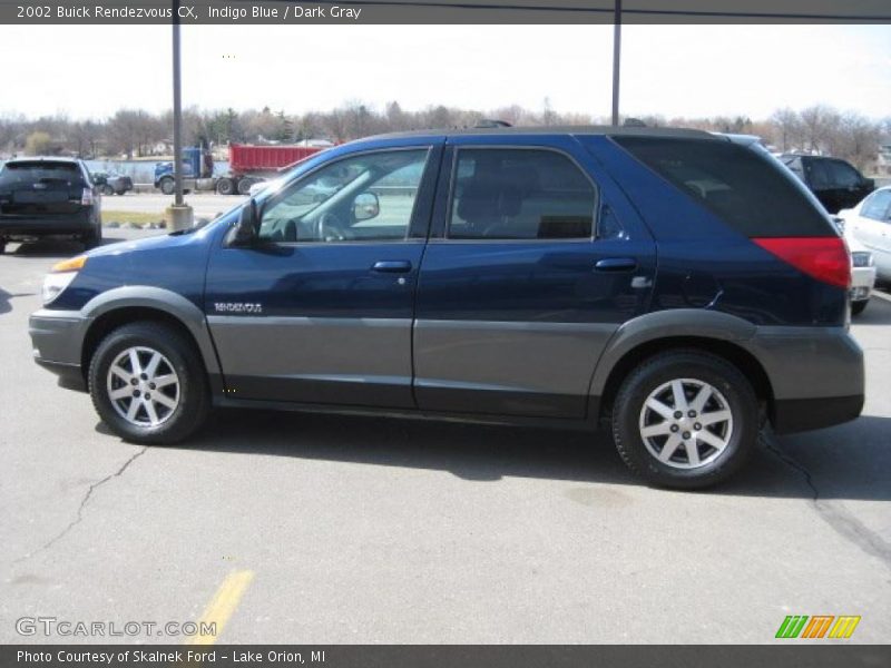 Indigo Blue / Dark Gray 2002 Buick Rendezvous CX