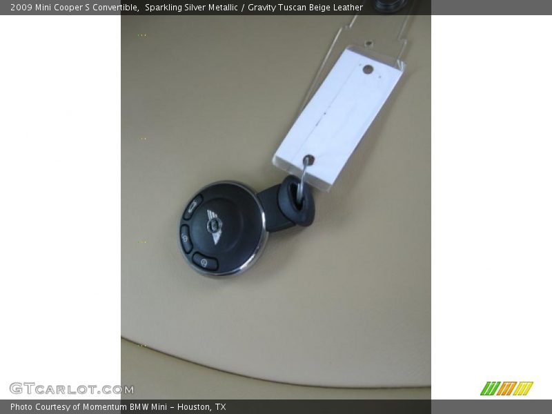 Sparkling Silver Metallic / Gravity Tuscan Beige Leather 2009 Mini Cooper S Convertible