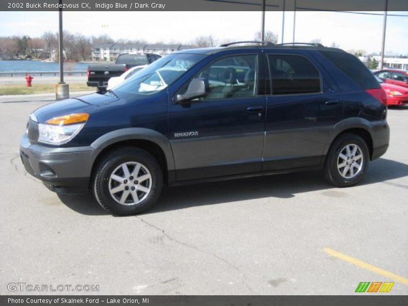 Indigo Blue / Dark Gray 2002 Buick Rendezvous CX