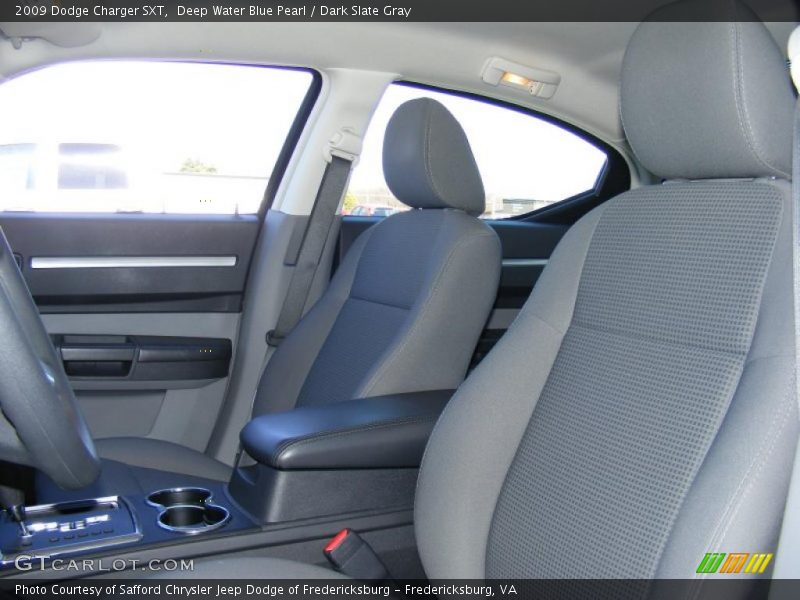 Deep Water Blue Pearl / Dark Slate Gray 2009 Dodge Charger SXT