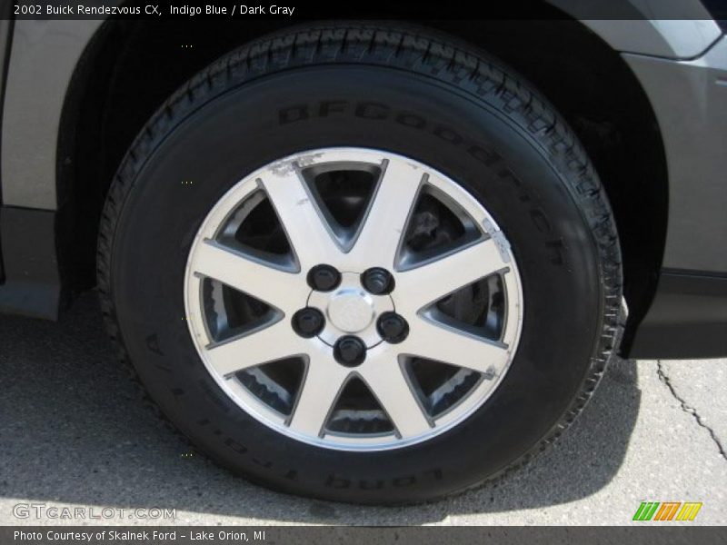 Indigo Blue / Dark Gray 2002 Buick Rendezvous CX
