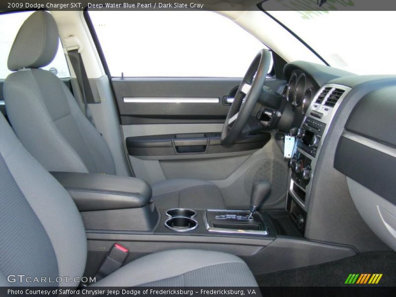 Deep Water Blue Pearl / Dark Slate Gray 2009 Dodge Charger SXT