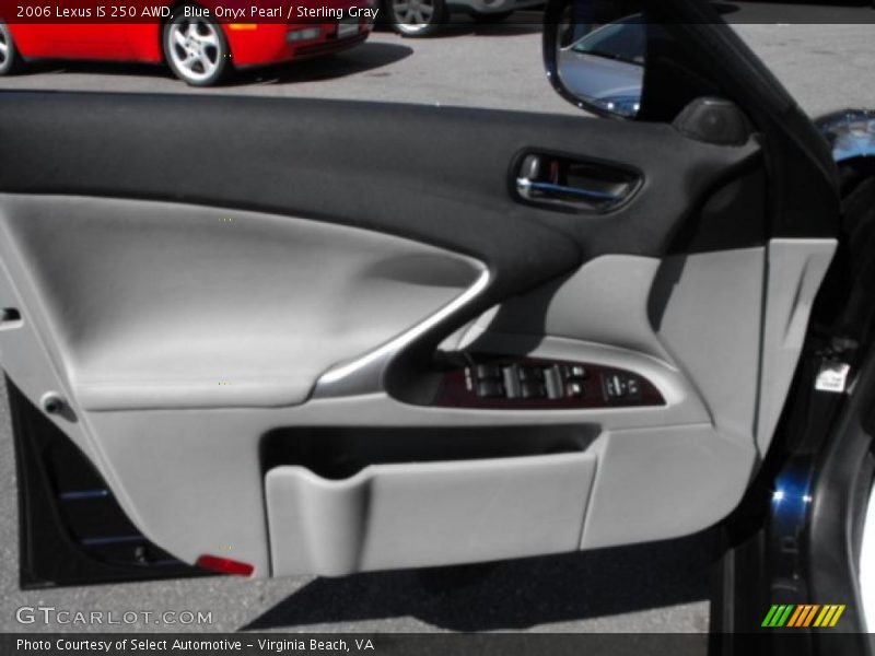 Blue Onyx Pearl / Sterling Gray 2006 Lexus IS 250 AWD