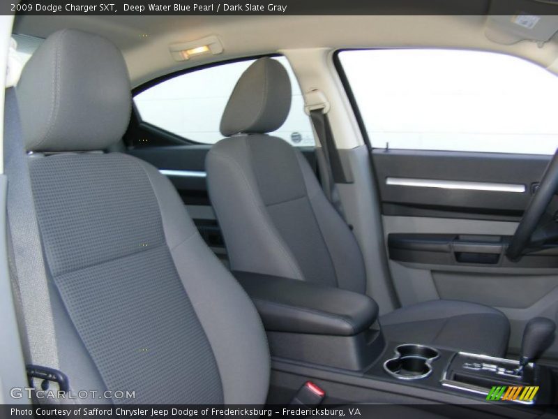 Deep Water Blue Pearl / Dark Slate Gray 2009 Dodge Charger SXT