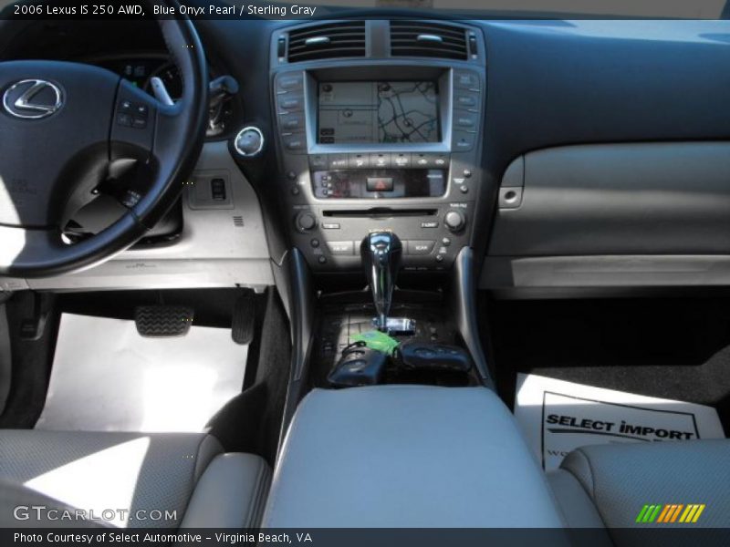 Blue Onyx Pearl / Sterling Gray 2006 Lexus IS 250 AWD