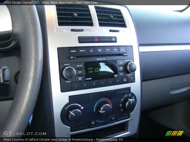 Deep Water Blue Pearl / Dark Slate Gray 2009 Dodge Charger SXT