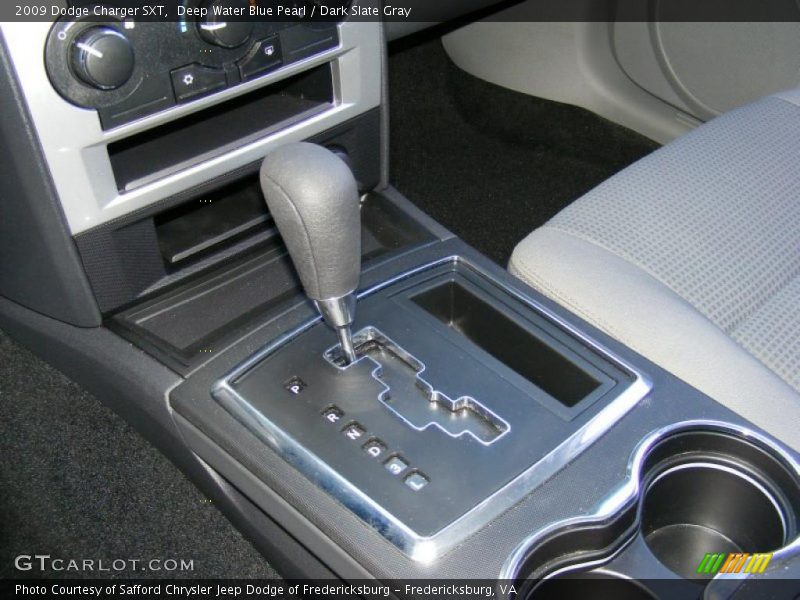 Deep Water Blue Pearl / Dark Slate Gray 2009 Dodge Charger SXT