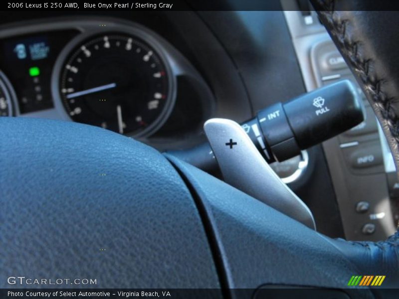 Blue Onyx Pearl / Sterling Gray 2006 Lexus IS 250 AWD