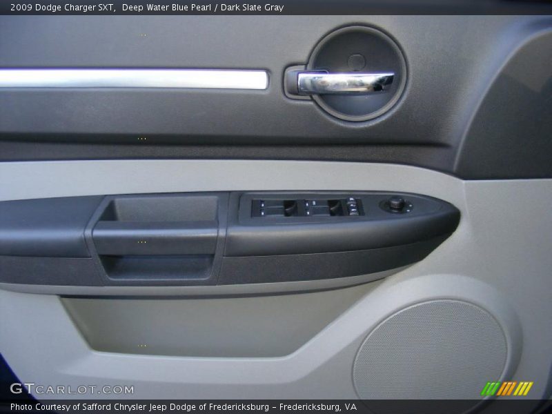 Deep Water Blue Pearl / Dark Slate Gray 2009 Dodge Charger SXT