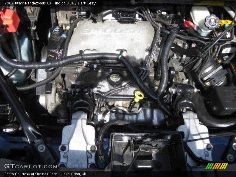 Indigo Blue / Dark Gray 2002 Buick Rendezvous CX