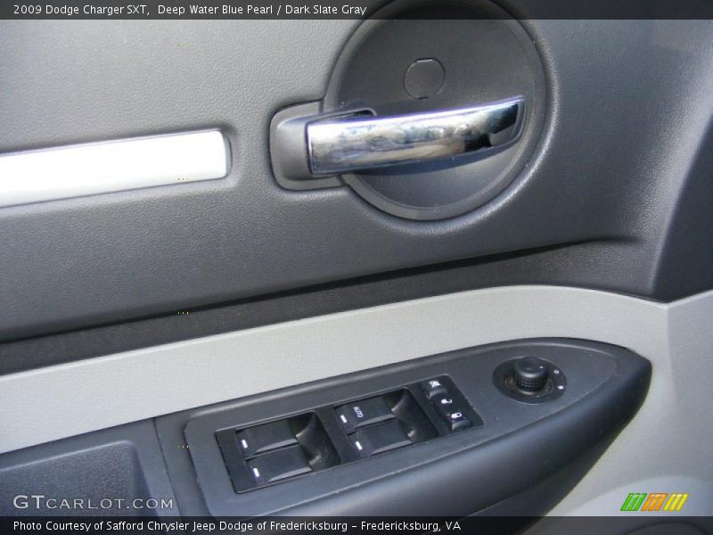 Deep Water Blue Pearl / Dark Slate Gray 2009 Dodge Charger SXT