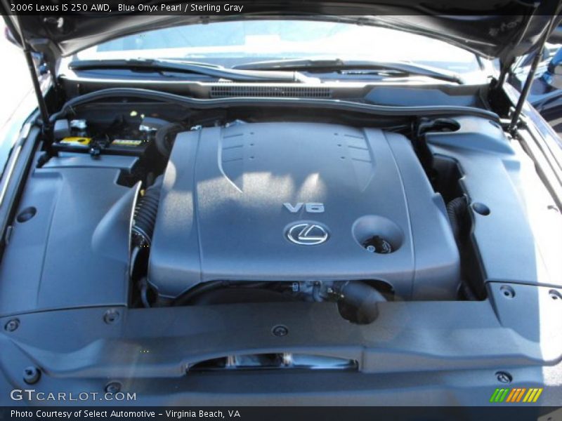 Blue Onyx Pearl / Sterling Gray 2006 Lexus IS 250 AWD