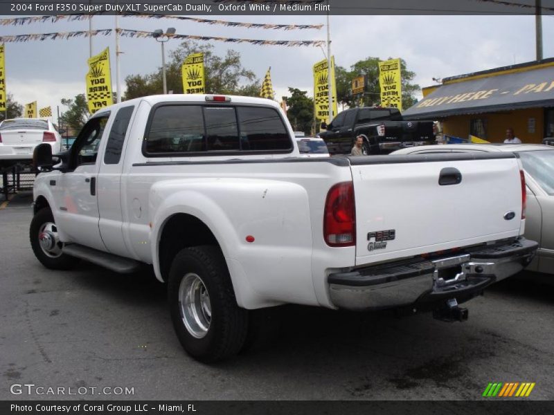 Oxford White / Medium Flint 2004 Ford F350 Super Duty XLT SuperCab Dually