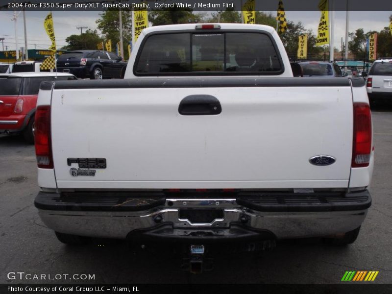 Oxford White / Medium Flint 2004 Ford F350 Super Duty XLT SuperCab Dually