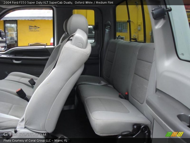 Oxford White / Medium Flint 2004 Ford F350 Super Duty XLT SuperCab Dually