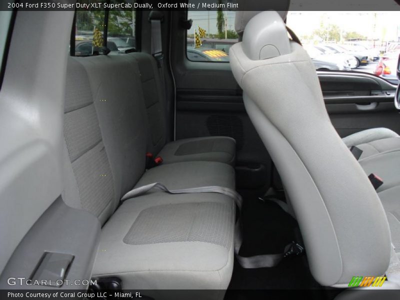 Oxford White / Medium Flint 2004 Ford F350 Super Duty XLT SuperCab Dually