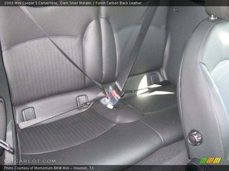 Dark Silver Metallic / Punch Carbon Black Leather 2009 Mini Cooper S Convertible