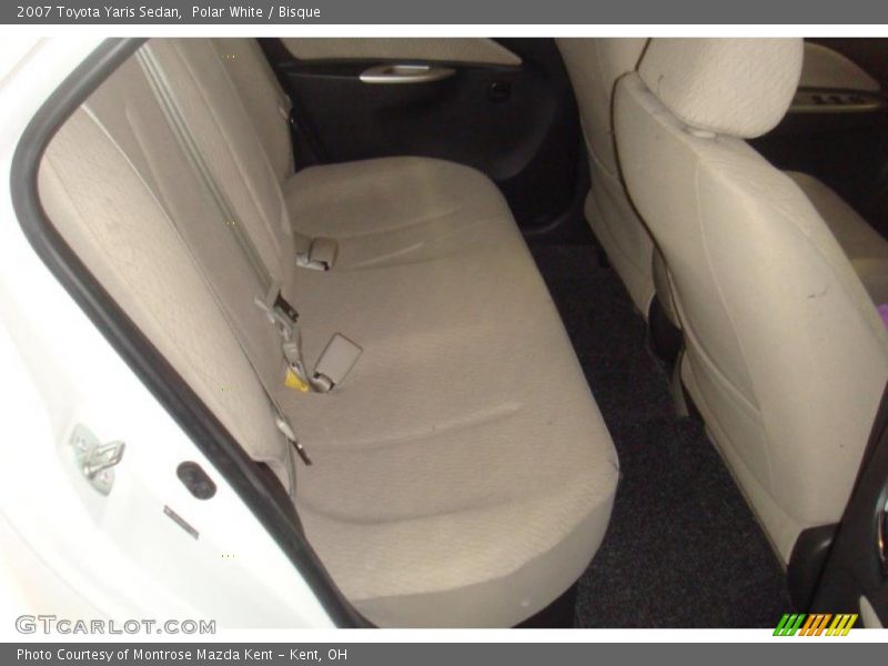 Polar White / Bisque 2007 Toyota Yaris Sedan