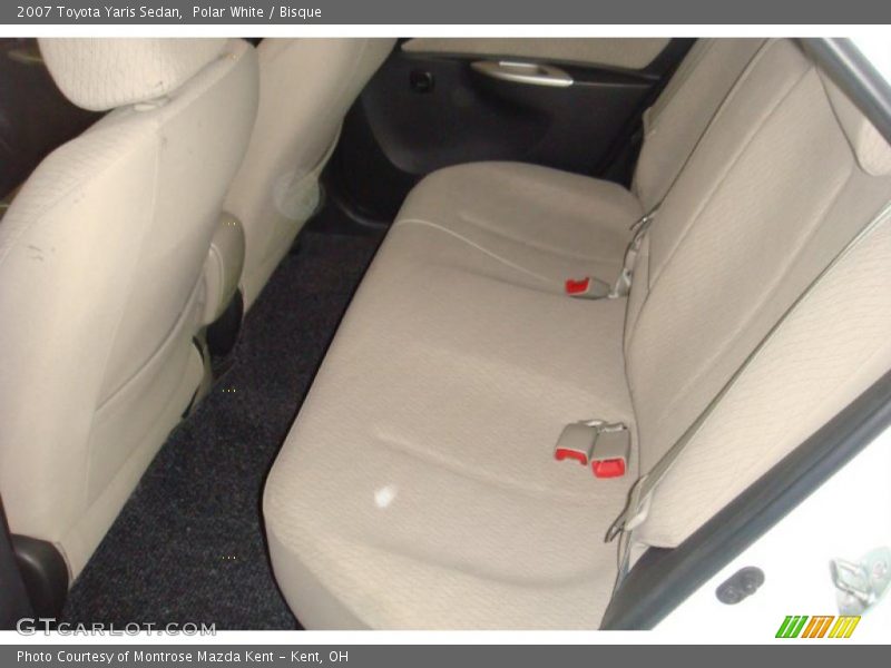 Polar White / Bisque 2007 Toyota Yaris Sedan