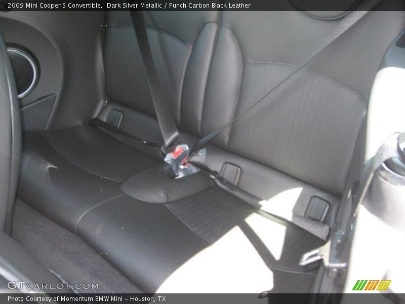 Dark Silver Metallic / Punch Carbon Black Leather 2009 Mini Cooper S Convertible