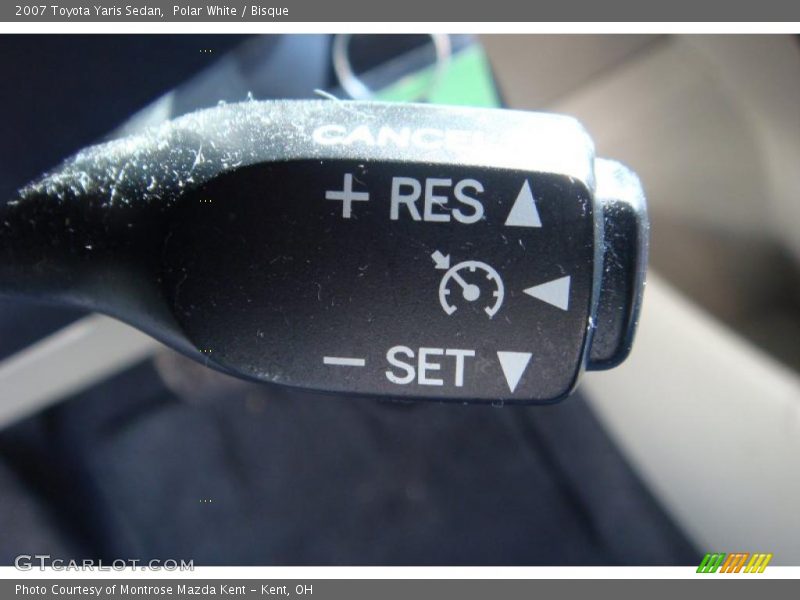 Polar White / Bisque 2007 Toyota Yaris Sedan