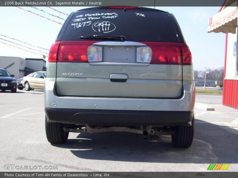 Sagemist Metallic / Neutral 2006 Buick Rendezvous CX