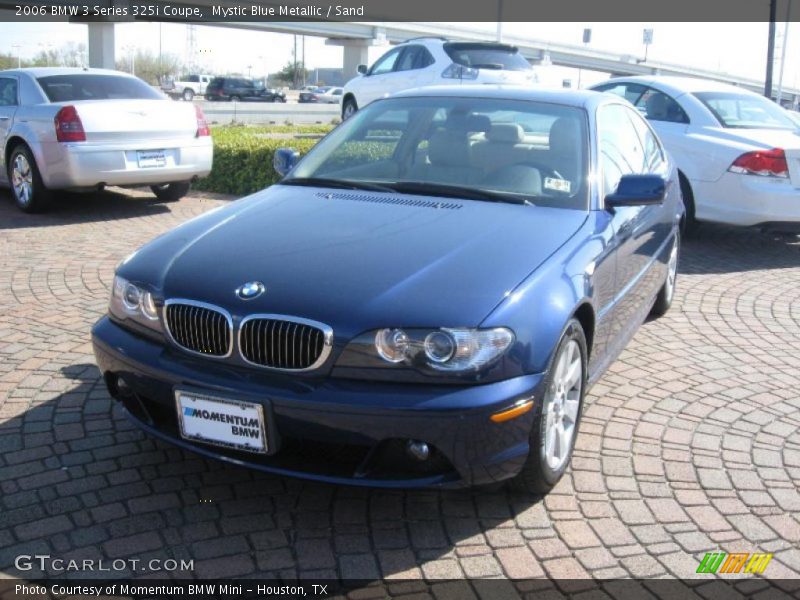 Mystic Blue Metallic / Sand 2006 BMW 3 Series 325i Coupe